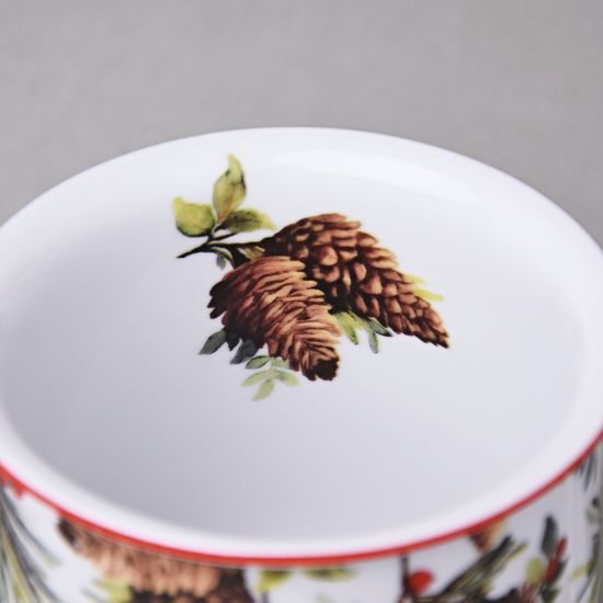 Hrnek Tina Fantazie, Šišky a Hloh, 380 ml, velký, Český porcelán a.s.