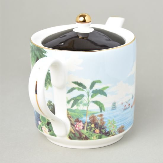 Blenheim Palace - Tea pot 1,1 l, Indian room, fine bone china Roy Kirkham