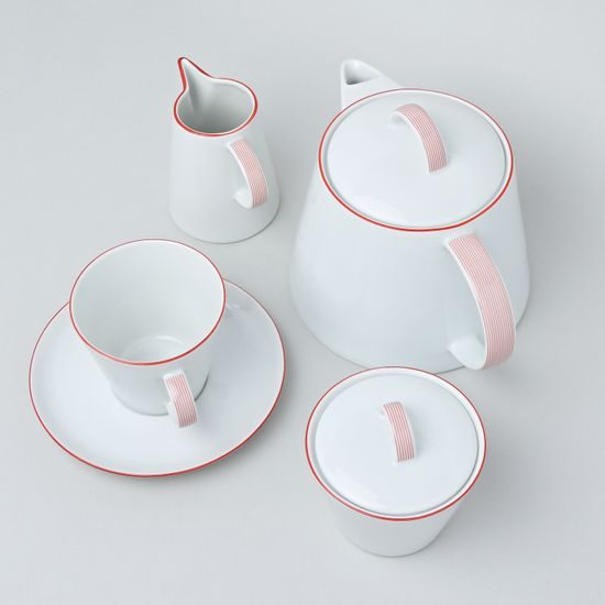 Tea set for 6 persons, Thun 1794 Carlsbad porcelain, TOM 29965