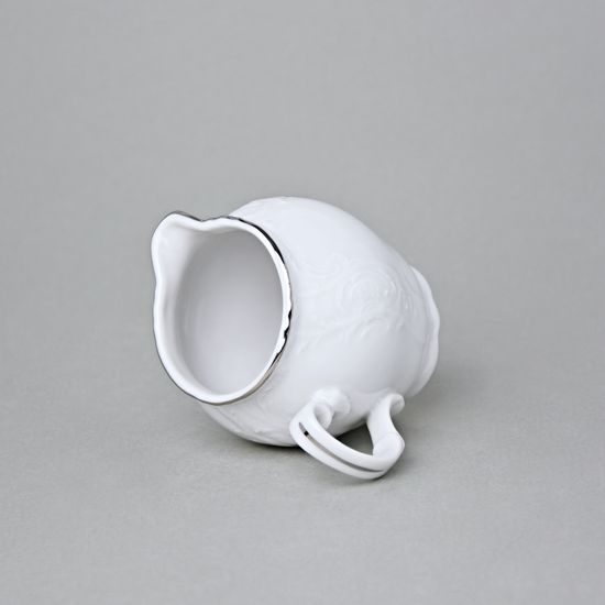 Creamer 250 ml, Thun 1794 Carlsbad porcelain, BERNADOTTE platinum