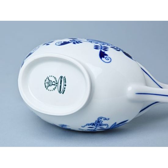 Sauceboat oval with handle 300 ml, Original Blue Onion Pattern