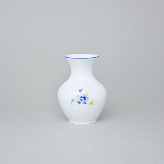 Vase 2544/1 10 cm, Forget-me-not-flower, Cesky porcelan a.s.