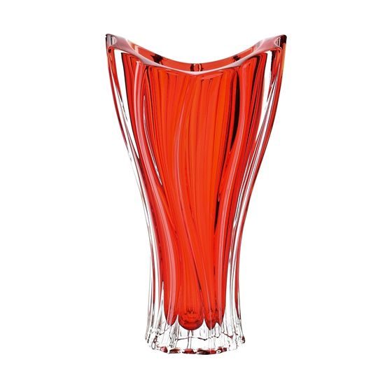 Crystal Vase Plantica - Red, 32 cm, Aurum Crystal