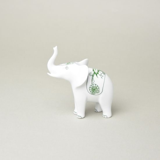 Elephant 12 cm, Original green onion pattern