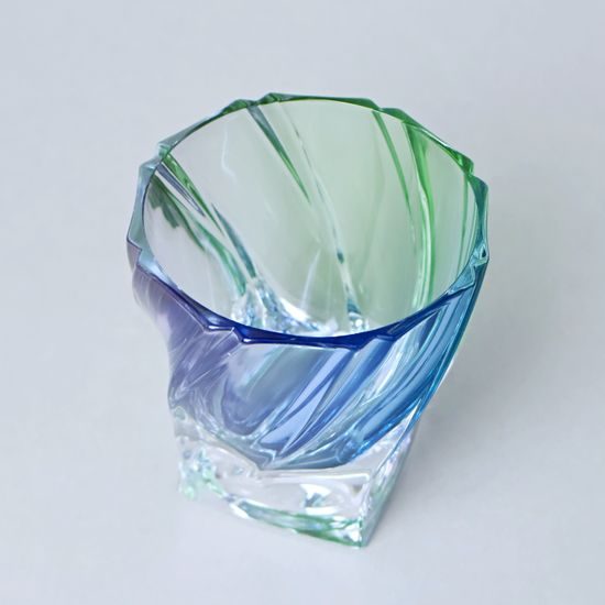 PONTI - Duha (fialovo-modro-zelená), Sklenice na whisky, 320 ml, Bohemia Treasury