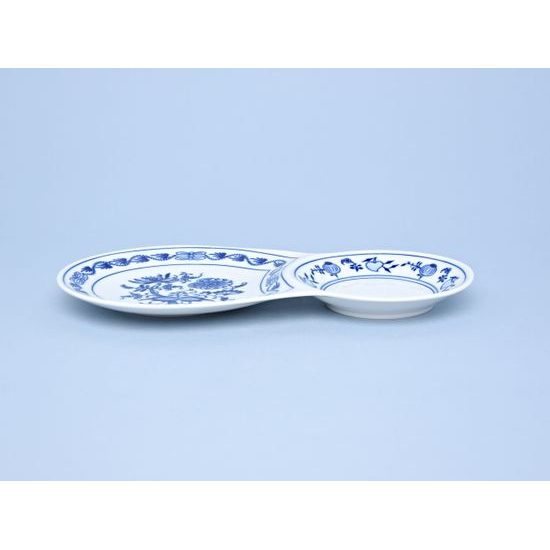 Breakfast platter 29,8 x 16,7 cm, Original Blue Onion pattern (Q2)