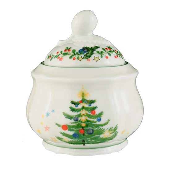 Sugar bowl 250 ml, Marie-Luise 43607 Christmas, Seltmann Porcelain