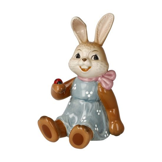 Rabbit figurine Lucky Child 7 / 6 / 10.5cm, stoneware, Goebel