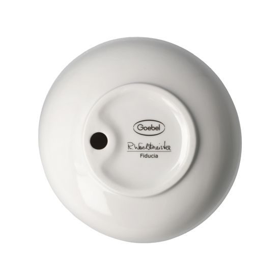 Candle holder R. Wachtmeister - Fiducia, 12 / 12 / 8,5 cm, Porcelain, Cats Goebel