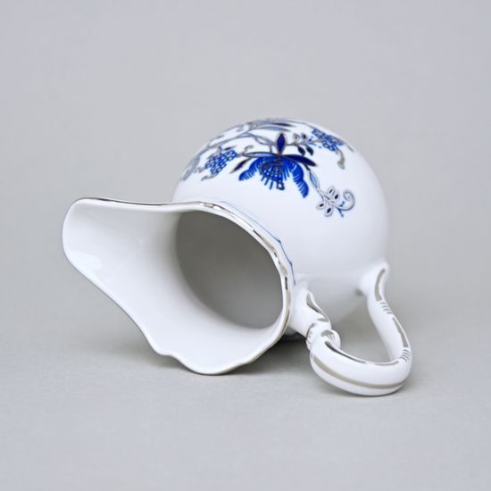 Creamer 250 ml, blue onion pattern + platinum, Cesky porcelan a.s.