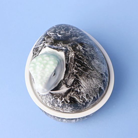 Originální dětská jídelní souprava DINO SET - ZDOBENÝ (náhodný výběr dekoru), porcelán Goldfinger