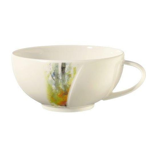 Tea cup and saucer, Achat Diamant 3984 Potpourri, Tettau Porcelain