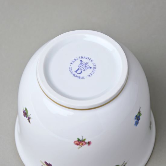 Flower pot without handles, diameter 12,9; h. 10,9 cm, Hazenka, Cesky porcelan a.s.
