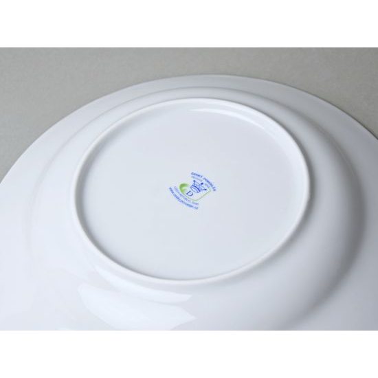 Talíř hluboký 24 cm, zlatý Cibulák, Český porcelán z Dubí