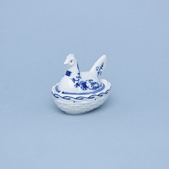 Blue Onion: Dose Hen small 10 cm, Leander 1907
