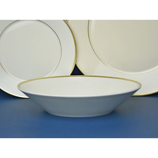 Lea ivory + gold: Plate set for 6 pers., Thun 1794