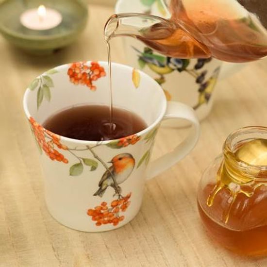 Mug 350 ml Robin 9,5 cm, fine bone china, Goebel