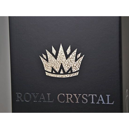Křišťálová váza 25 cm (5211), zdobená krystaly Swarovski, Royal Crystal