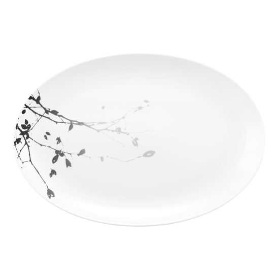 Liberty 65223: Platter oval 35 x 24 cm, Seltmann porcelain, Dark Rose Hip