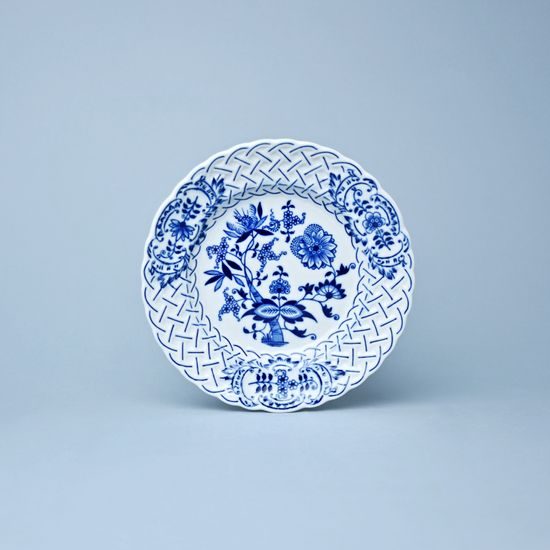 Plate embossed 18 cm, Original Blue Onion Pattern