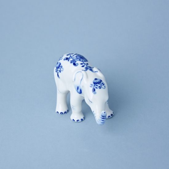 Little Elephant 11 x 7 cm, Original Blue Onion Pattern