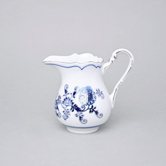 Creamer 250 ml, blue onion pattern + platinum, Cesky porcelan a.s.