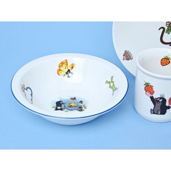 Children's set 3 pcs. random, Mole, Thun 1794 Carlsbad porcelain