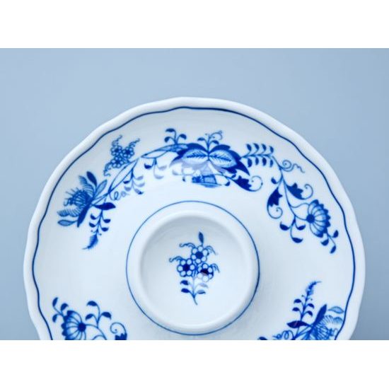 Kalíšek na vejce nízký talířek 13 cm, Cibulák, originální z Dubí