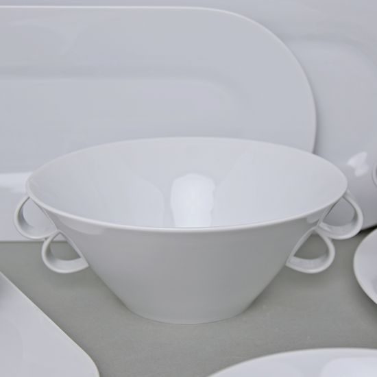 Bohemia White, Jídelní souprava pro 6 osob, design Pelcl, Český porcelán a.s.