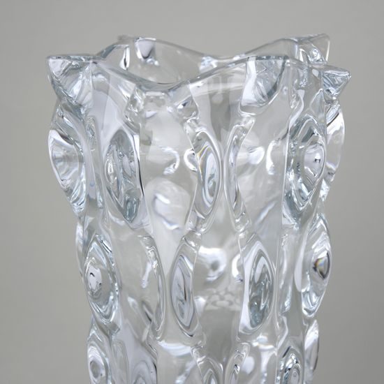 Váza SAMBA 40,5 cm na nožce, Crystal BOHEMIA