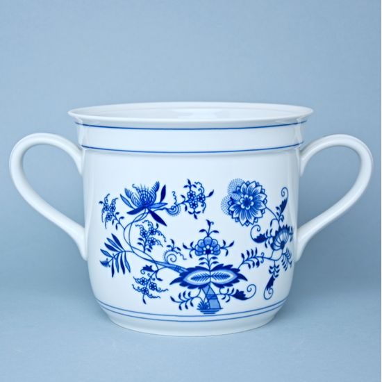 Mug Czech big with 2 handles 3 l, Original Blue Onion Pattern