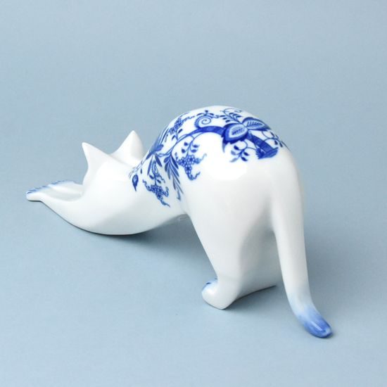Cat 31,5 x 13 cm, Original Blue Onion pattern