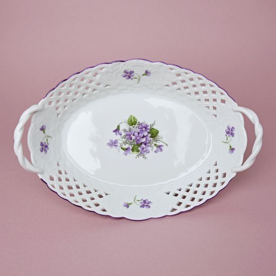 Basket perforated 28 cm, Violet, Cesky porcelan a.s.