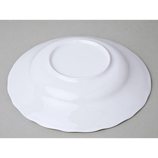 Verona white: Plate deep 24 cm, G. Benedikt 1882