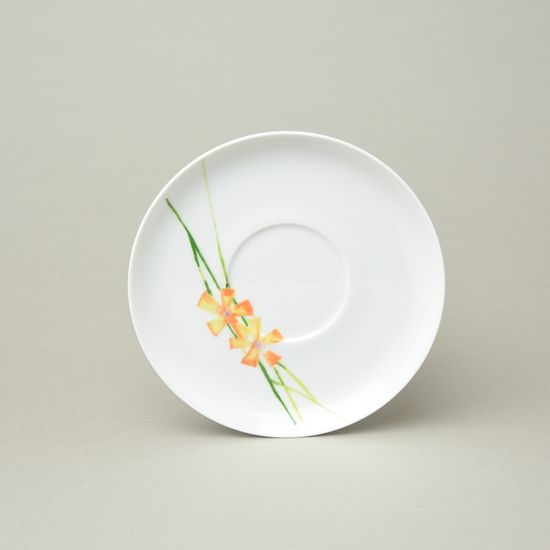 Podšálek 16 cm, Thun 1794, karlovarský porcelán, TOM 29952