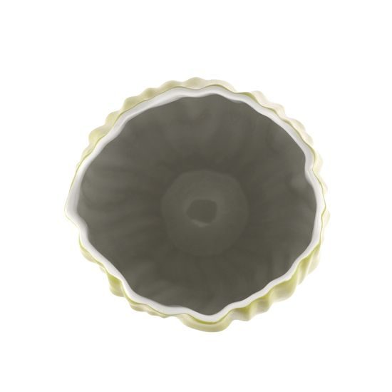 Váza Spirulina světle zelená 15,5 / 15,5 / 30 cm, biskvitový porcelán, Goebel