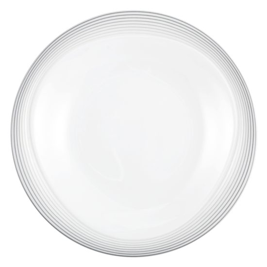 Plate dessert 23 cm, Trio 23328 Nero, Seltmann Porcelain