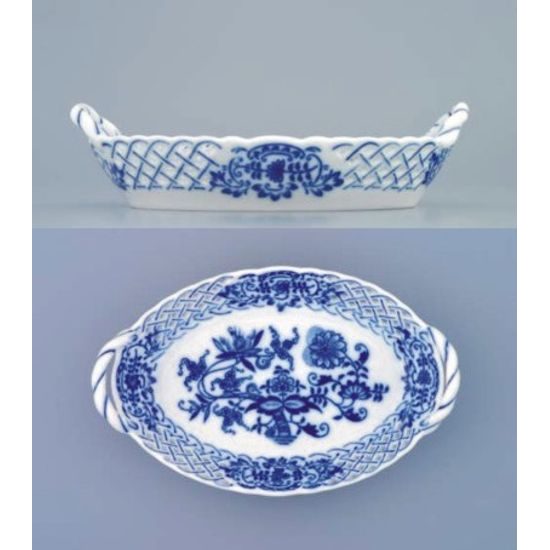 Basket perforated 16,5 cm, Original Blue Onion Pattern