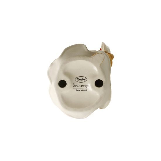 Anděl s medvídkem Pojďme si zatančit, 7 / 8,5 / 15,5 cm, kamenina, Goebel