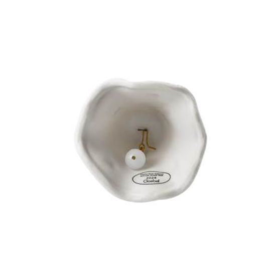 Vánoční zvonek Andílek výroční 2024, 6 / 6 / 9,5 cm, porcelán, Goebel