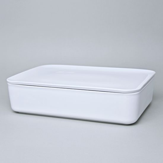 Mísa zapékací s víkem 35 x 23 x 8 cm, NO LIMITS, porcelán Seltmann