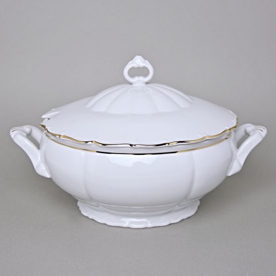 Soup tureen 2,5 l, HC001 gold line, Elizabeth