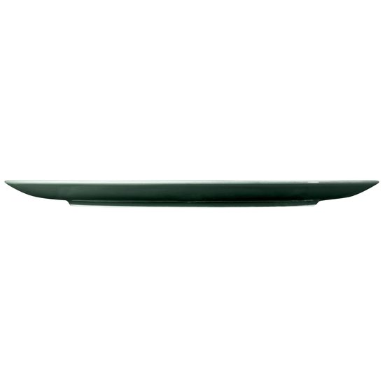 Terra MOSS GREEN: Plate club / bowl flat round 31 cm, Seltmann porcelain