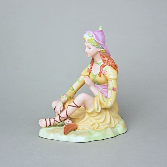 Víla Velenka (Šnečí lidičky) 14,5 x 13 x 17 cm, Saxe, Porcelánové figurky Duchcov