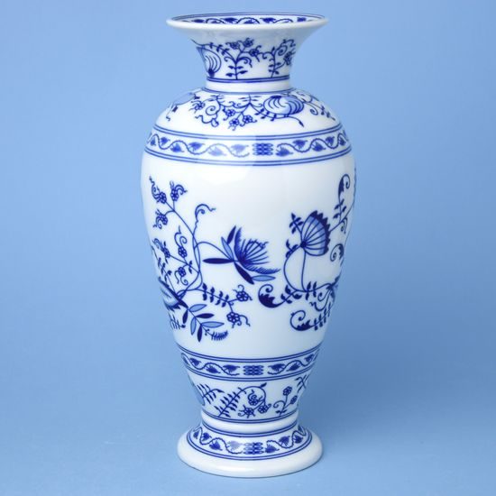 Blue Onion: Vase 29 cm, Leander Loučky