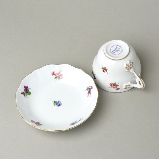 Šálek a podšálek A/2 + B, 170 ml / 14 cm, rakouská házenka