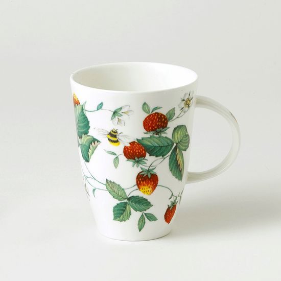 Apline Strawberry: Mug 400 ml, English Fine Bone China, Roy Kirkham