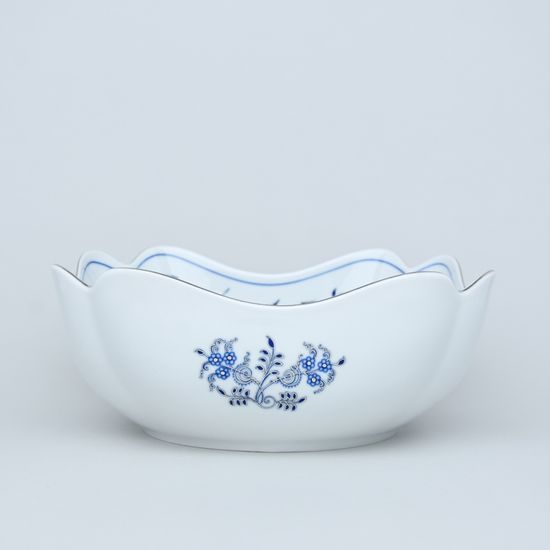 Bowl 24 cm, Original Blue Onion Pattern + platinum