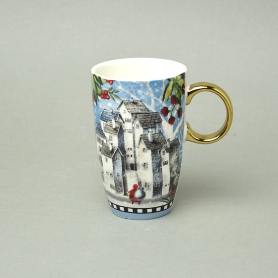 Mug Christmas village 400 ml, EGAN porcelain