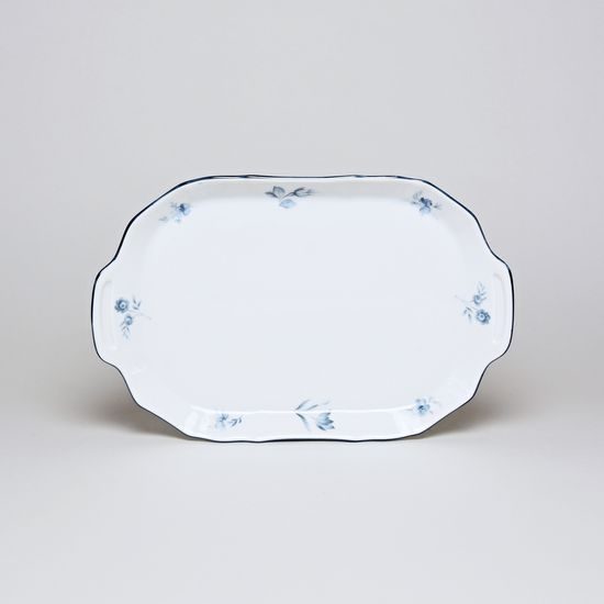 Platter small 23 cm, Thun 1794, BERNADOTTE blue flower